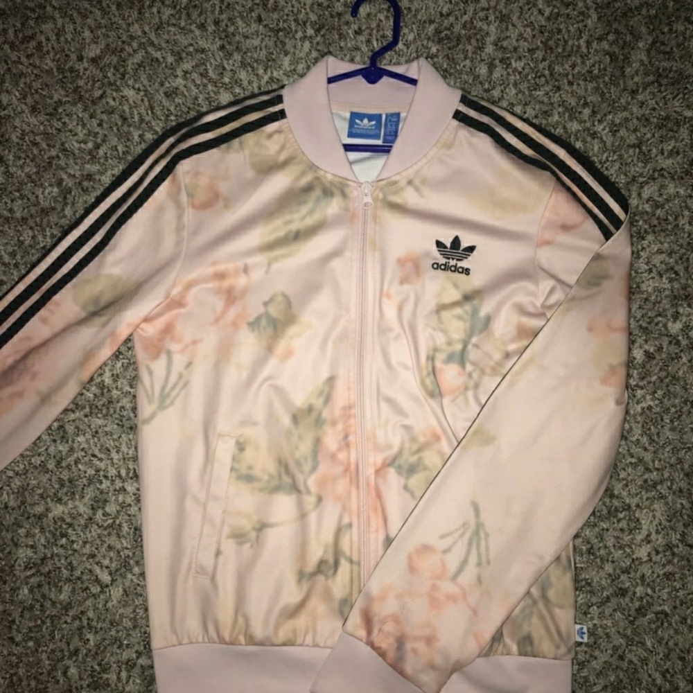 Adidas Original Pastel Rose Track Jacket